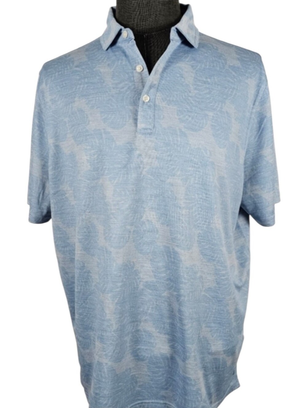 Havana Jim Men's Patterned Golf Polo Casual Sport Size L